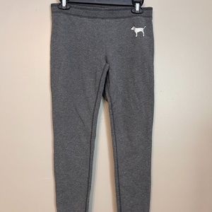 Grey Thick PINK Leggings